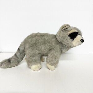 Nat and Jules Wolf Plush Stuffed Toy Wolf Small Animal Demdaco realistic